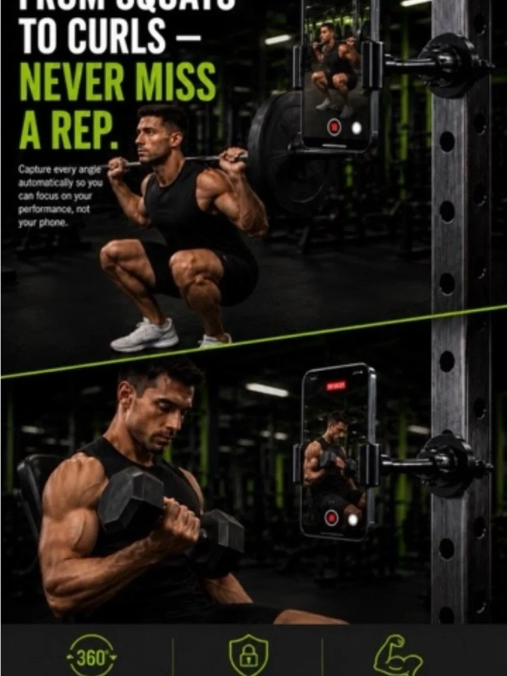 FitVue 360 Adjustable Magnetic Phone Holder